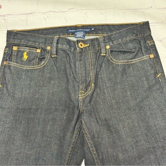 RALPH LAUREN SPORT women’s dark wash blue denim ankle cropped pants size 29 EUC - Picture 11 of 12